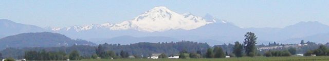 Mt. Baker WA as seen from the Canadian side